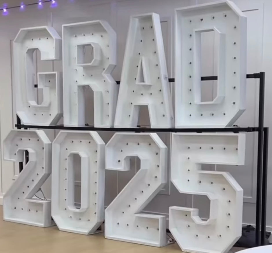 MERRY CHRISTMAS STACKABLE 4FT MARQUEE LETTERS