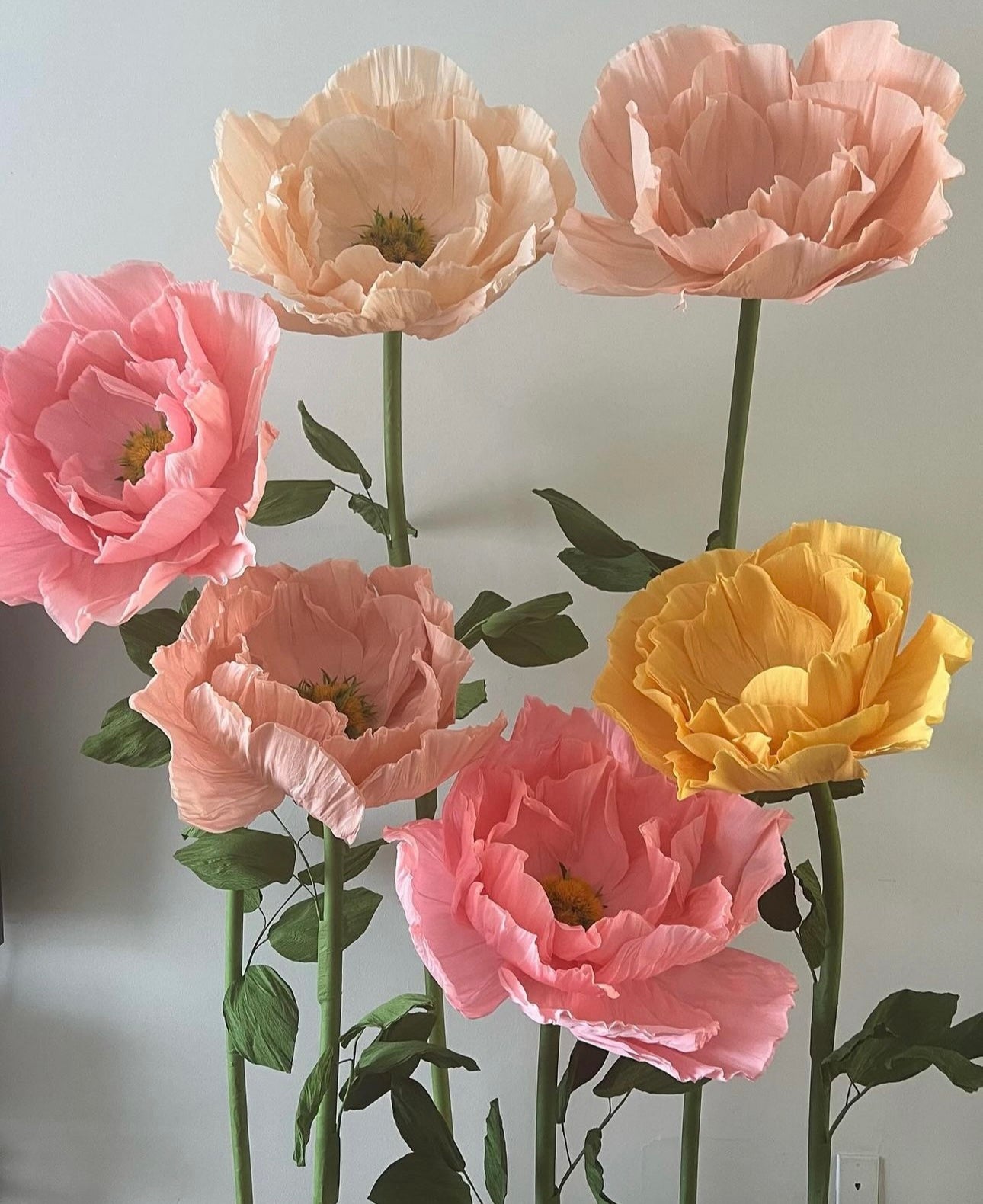 GIANT PAPER FLOWERS