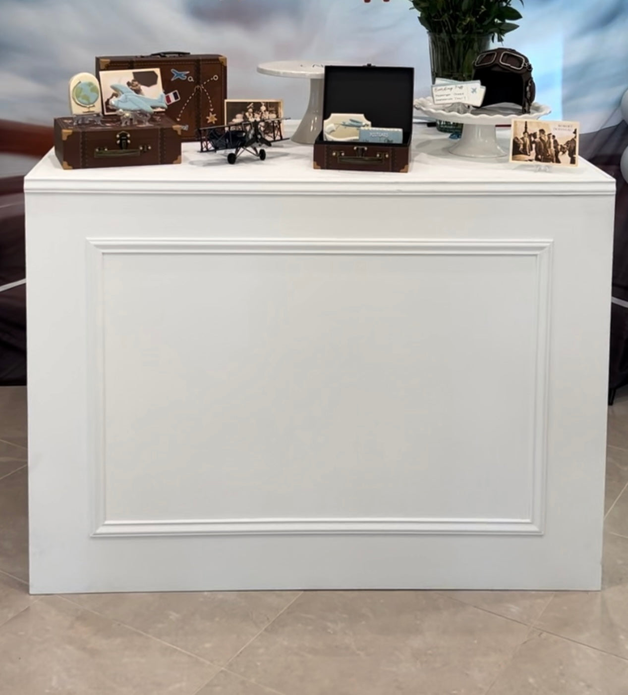 White Dessert Table