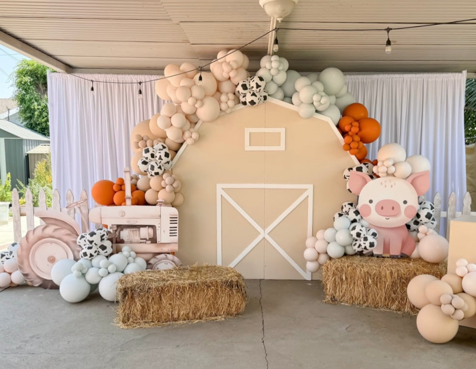 BARN HOUSE BACKDROP 7'X7'