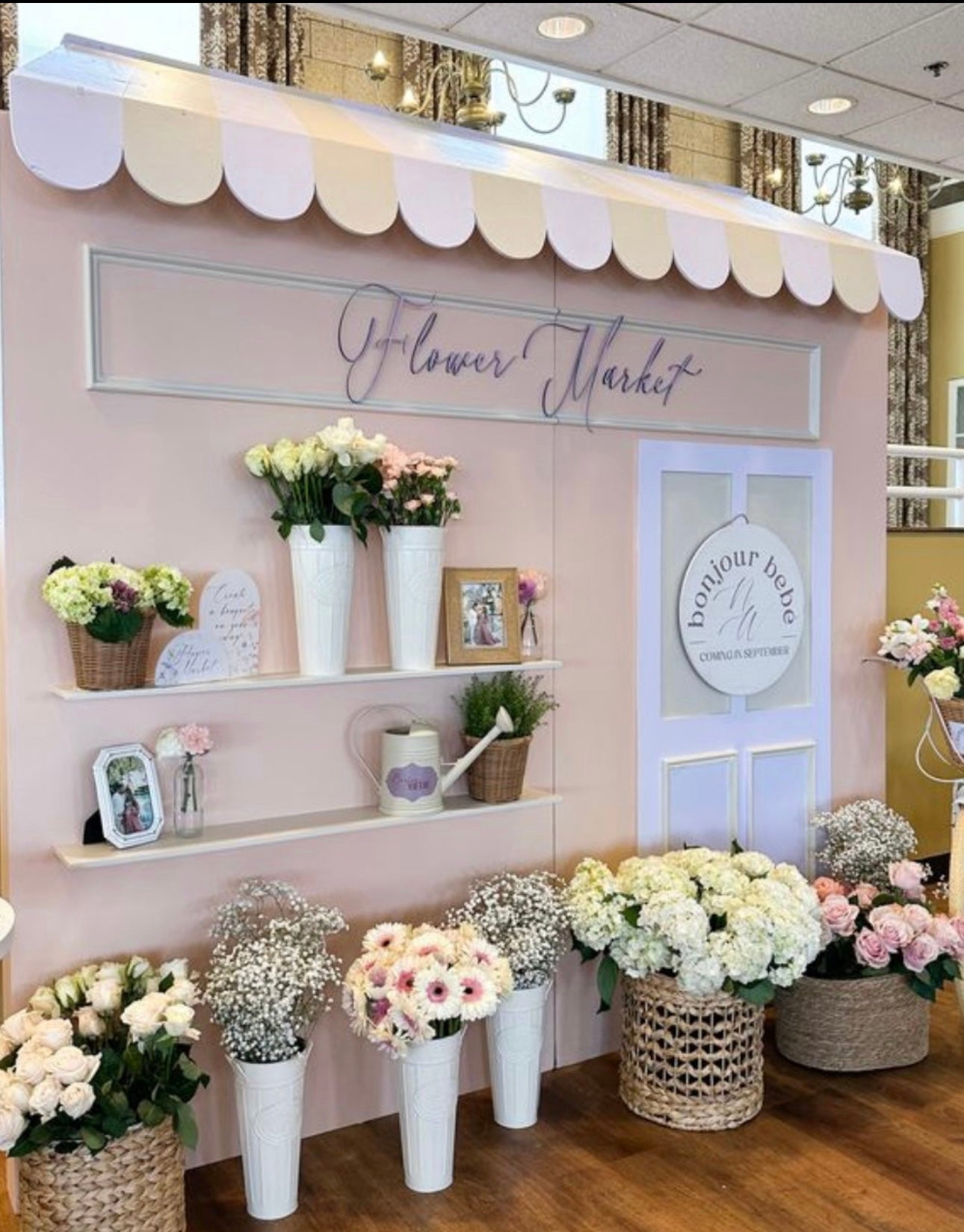 SPRING FLOWER SHOP BACKDROP