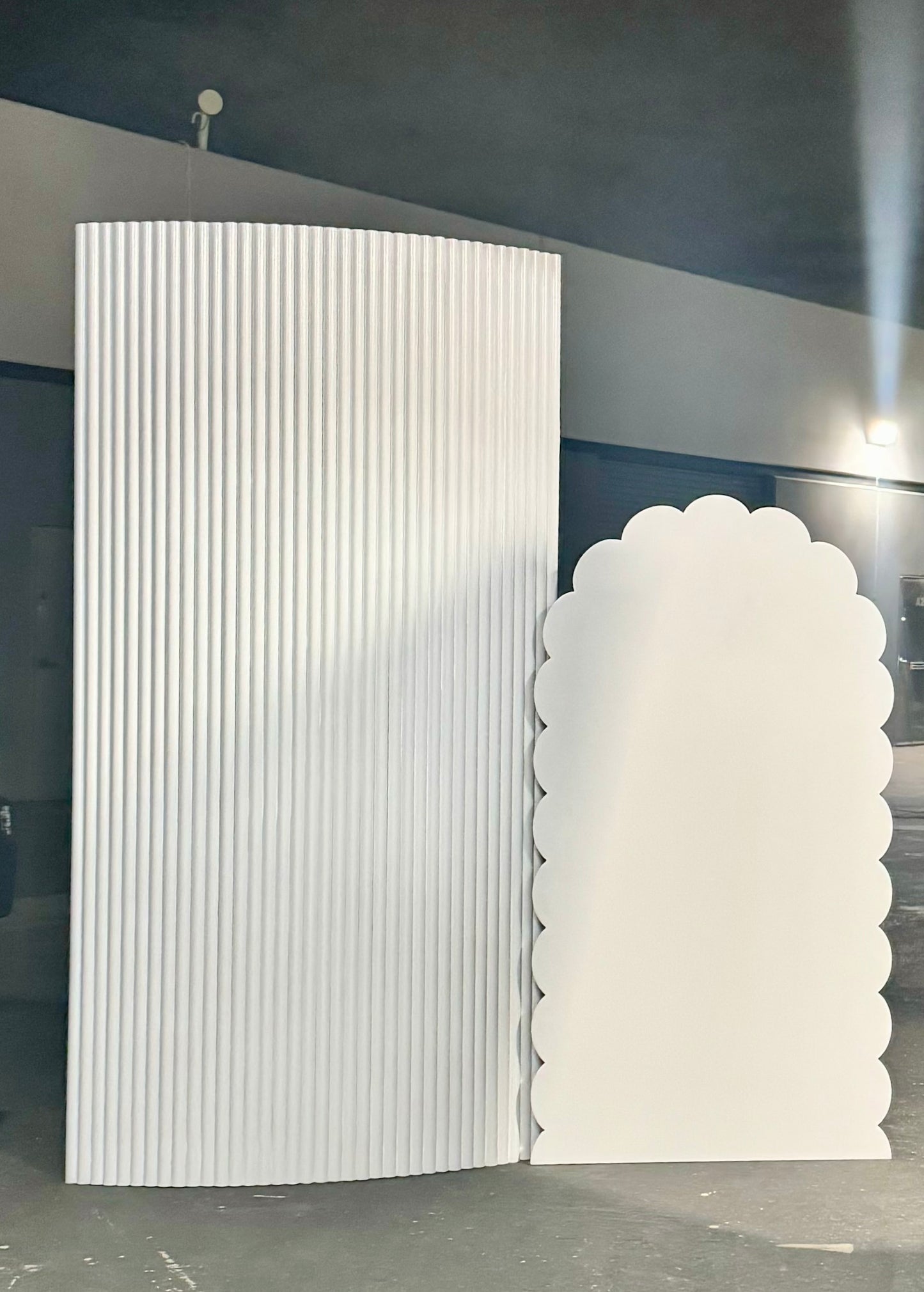Square Ripple Panel, Scallop panel (2 piece )