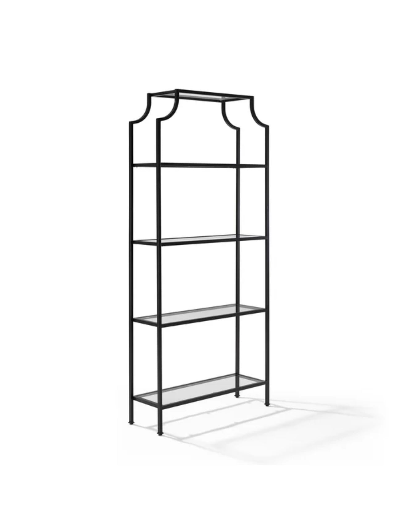 Crystal Pagoda Style Shelf
