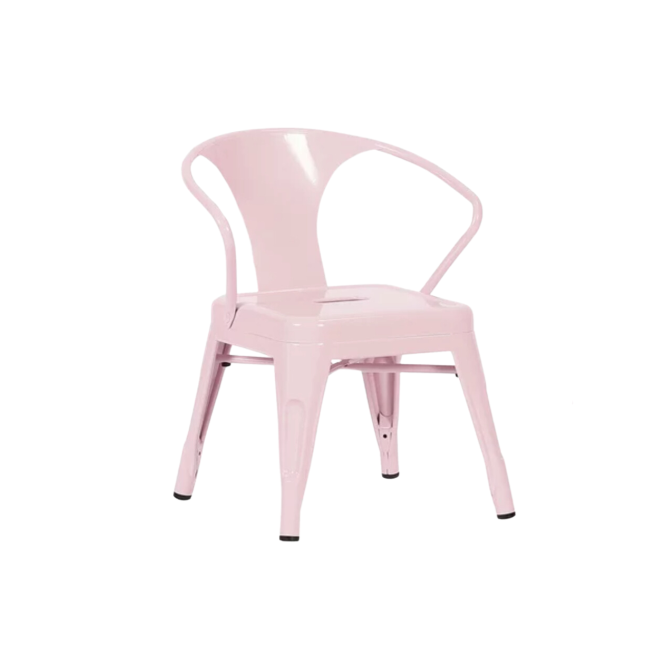 Plush Pink Kids Metal Chair – By Beverly Party Rentals