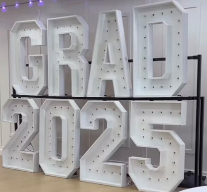 MERRY CHRISTMAS STACKABLE  4FT MARQUEE LETTERS