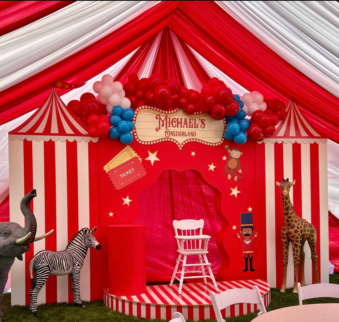 VINTAGE CIRCUS BACKDROP PACKAGE