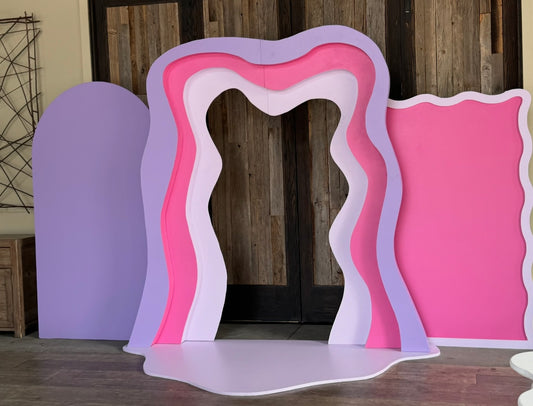 LARGE WAVE PANEL SET (4 walls)