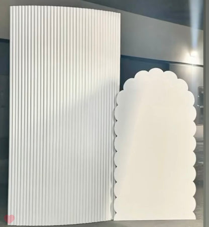 CURVE RIPPLE WALL 8X4'