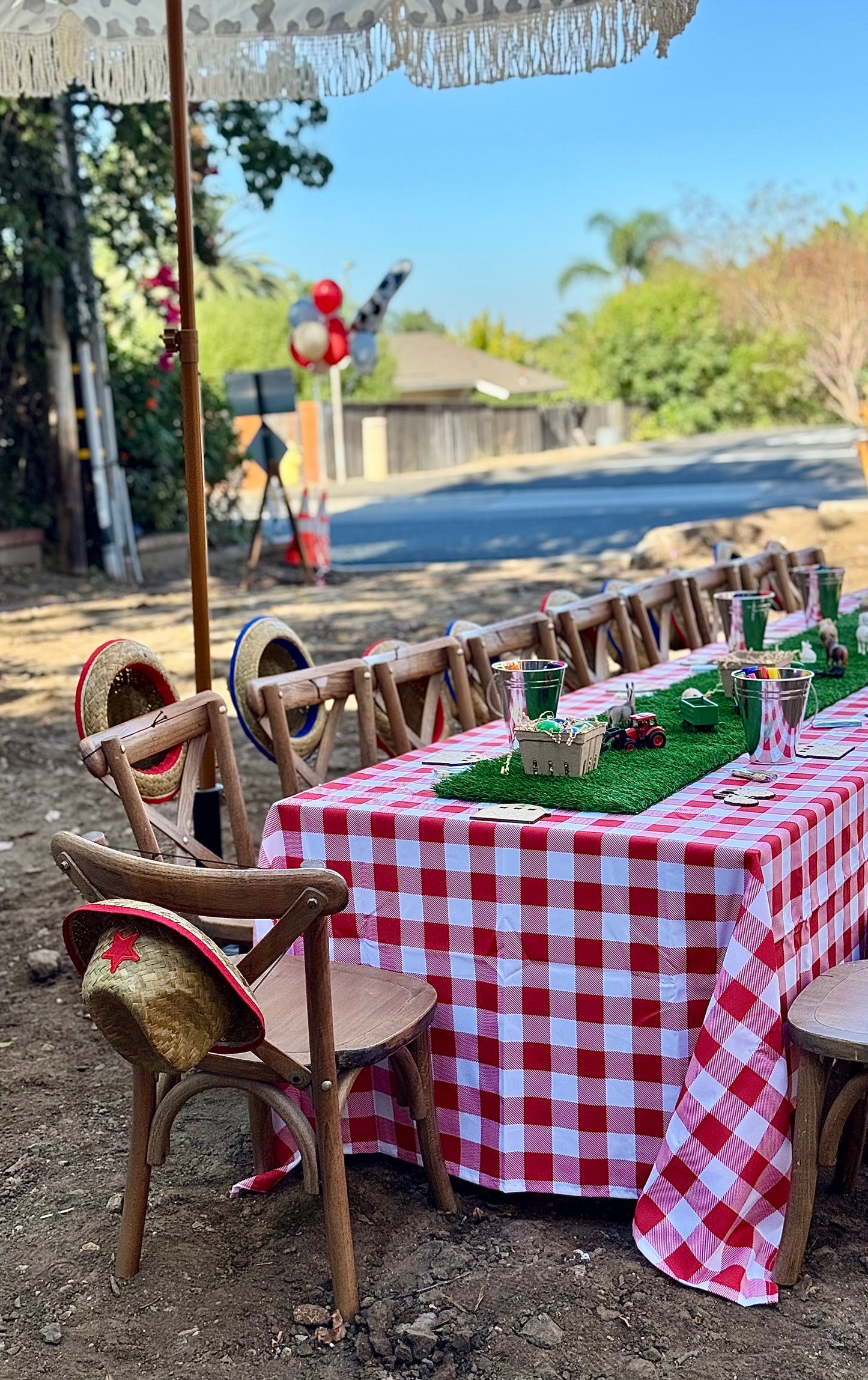 KIDS CROSS BACK CHAIRS