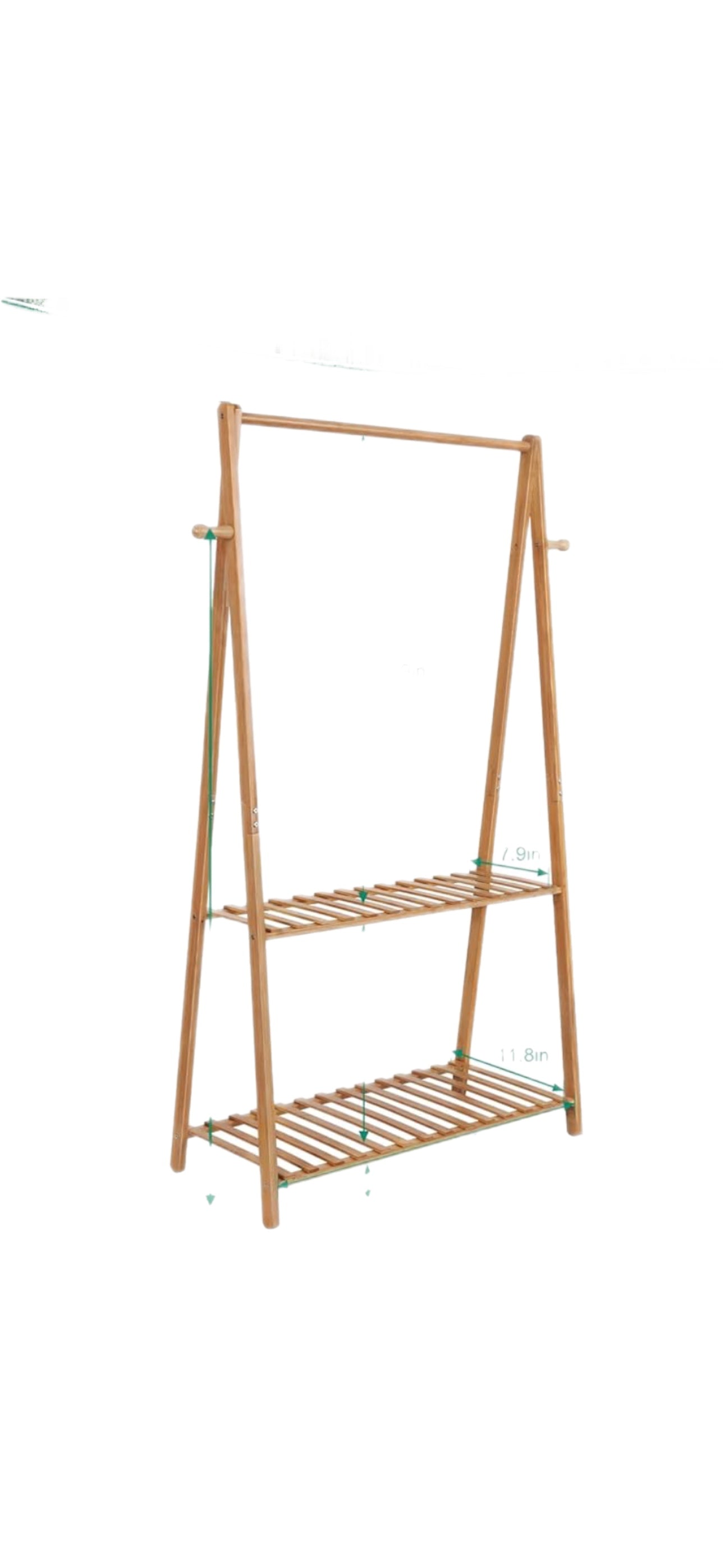 Kids Rattan Clothing Rack