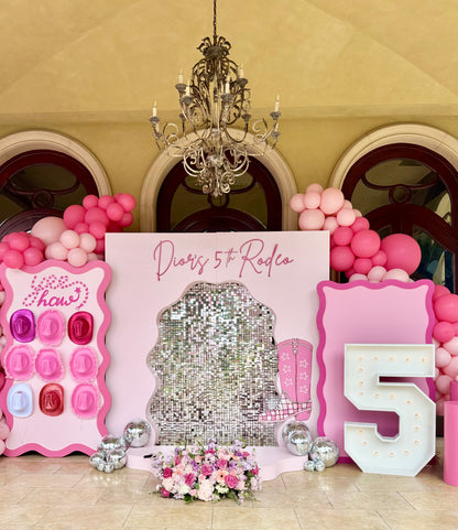 COWGIRL THEME PARTY PACKAGE ( 5 ITEMS)