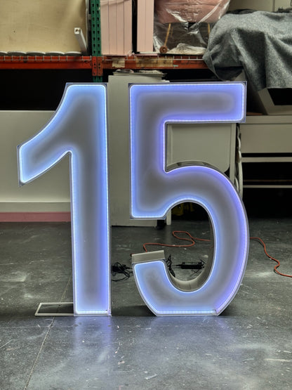 Marquee LED Neon Numbers 0-9