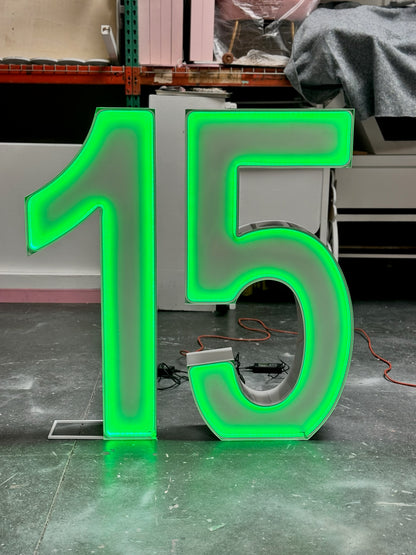 Marquee LED Neon Numbers 0-9