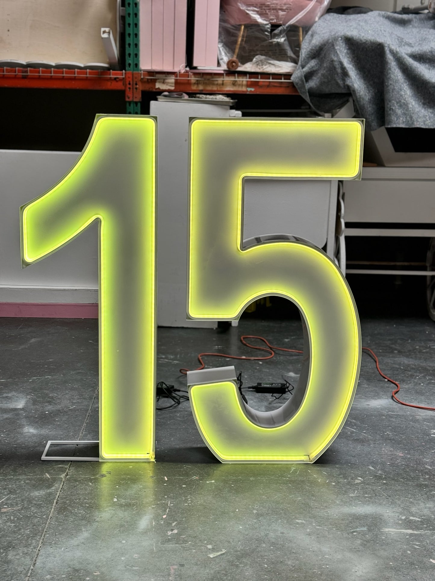 Marquee LED Neon Numbers 0-9