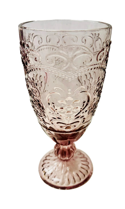 Embossed Goblet/Wine Glass