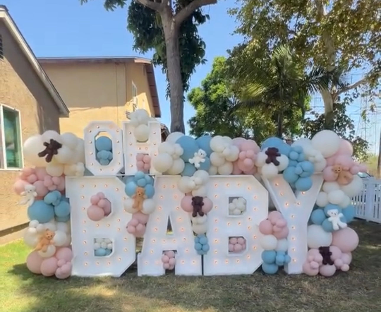 "OH BABY" Marquee Letters - Bundle #2