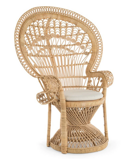 Rattan Peacock Adult Chair