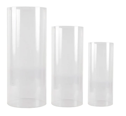 Acrylic Cylinder Pedestal Stand