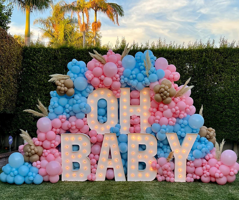 "OH BABY" Marquee Letters - Bundle #1