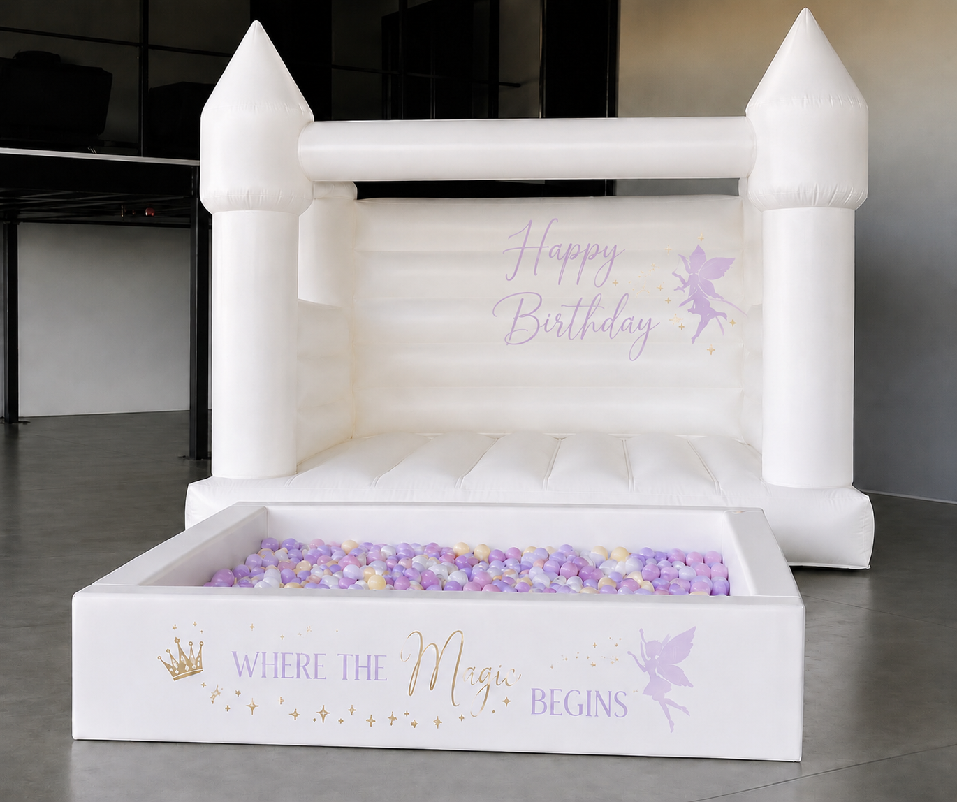 White Rectangular Ball Pit (8x8) - Image 3