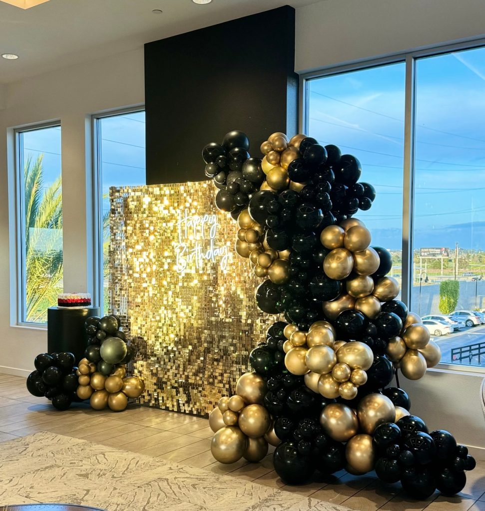 GOLD SEQUENCE BACKDROP