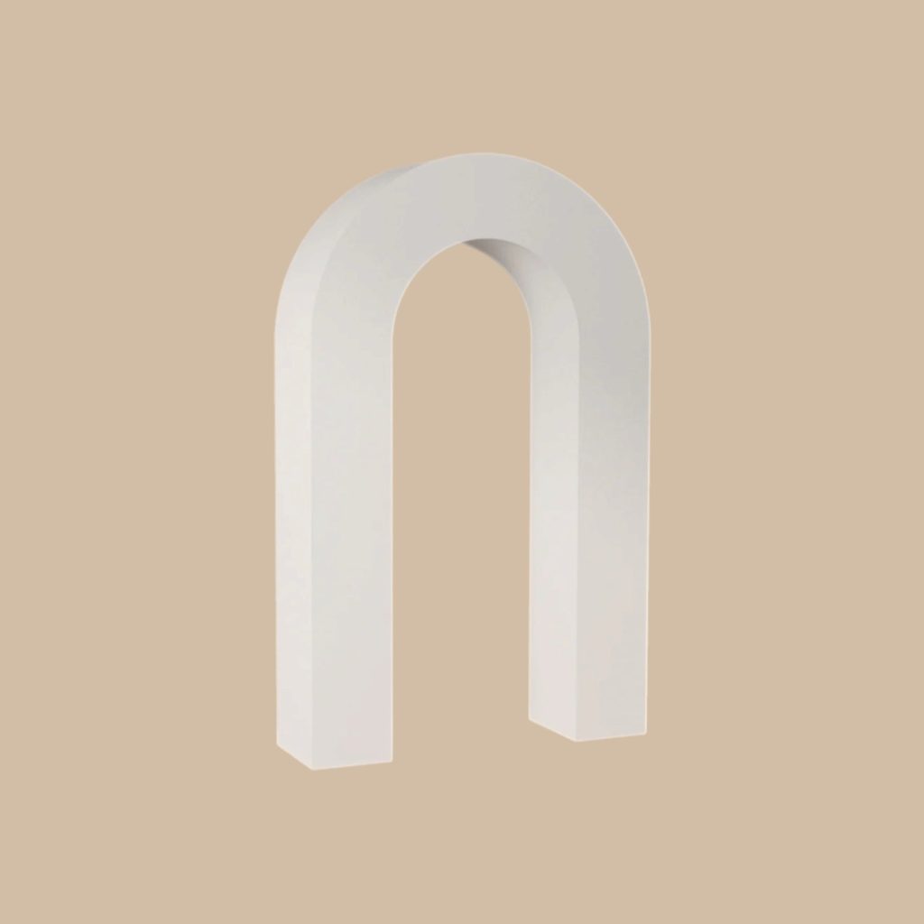 3D Open Wide Arch 4x6