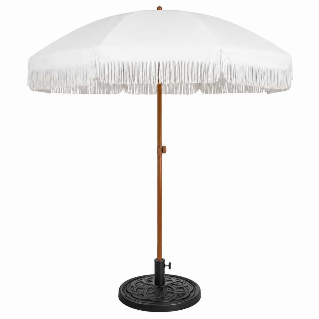 7’ OUTDOOR TASSLE UMBRELLA