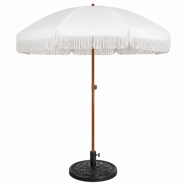 7’ OUTDOOR TASSLE UMBRELLA