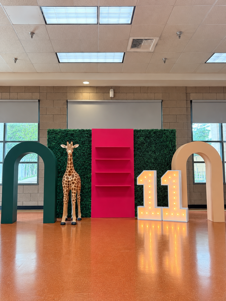 SAFARI LUXE BACKDROP PACKAGE (7 piece)