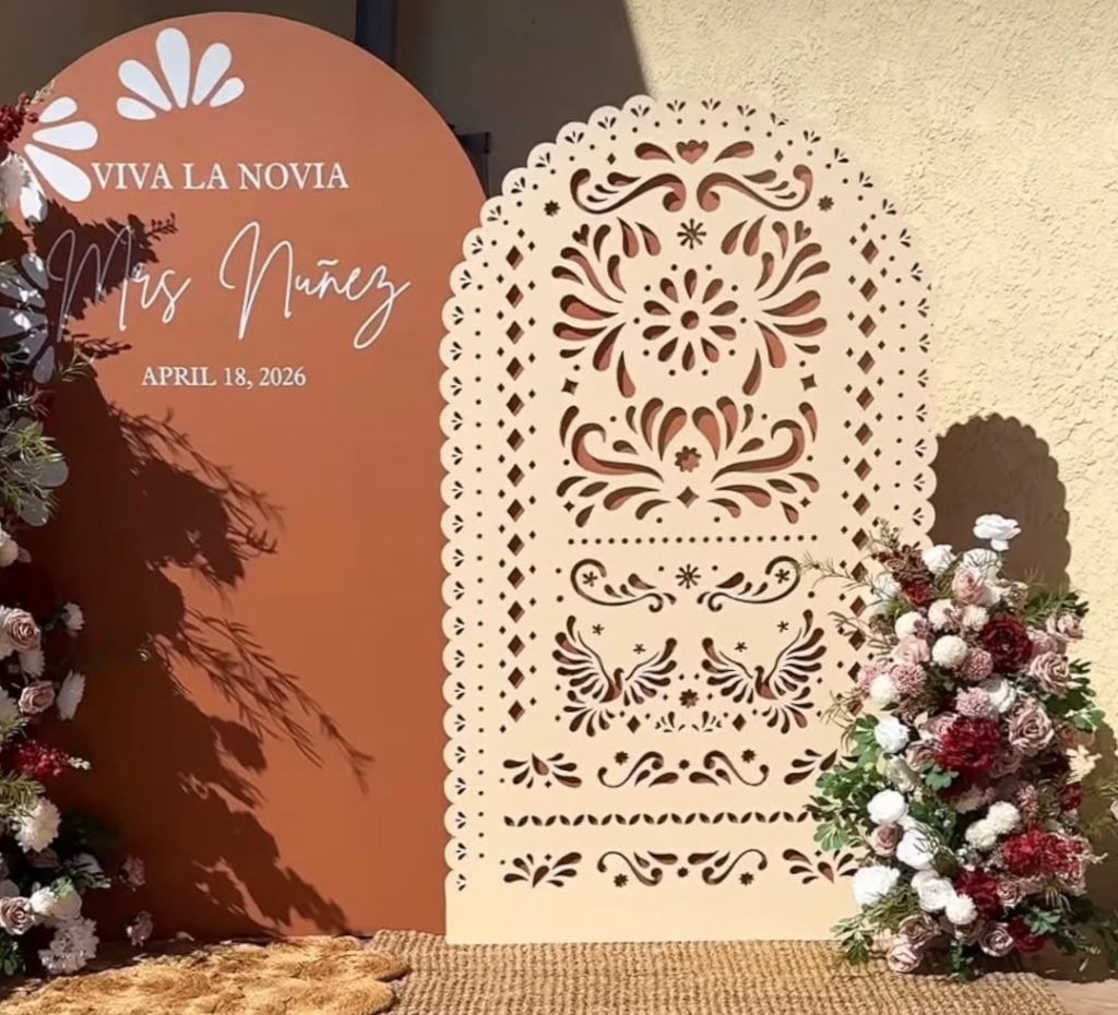 PAPEL PICADO BACKDROP ( 4x6)