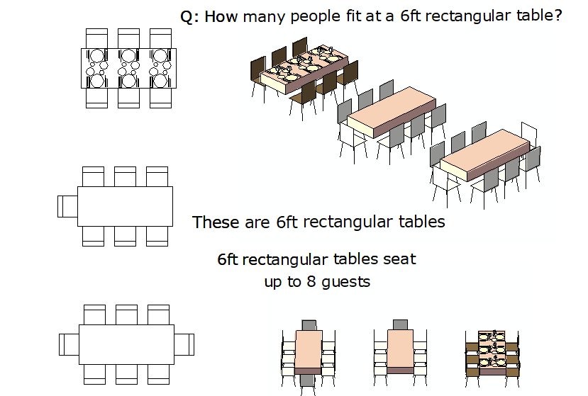 6’ Rectangle Table - Image 3