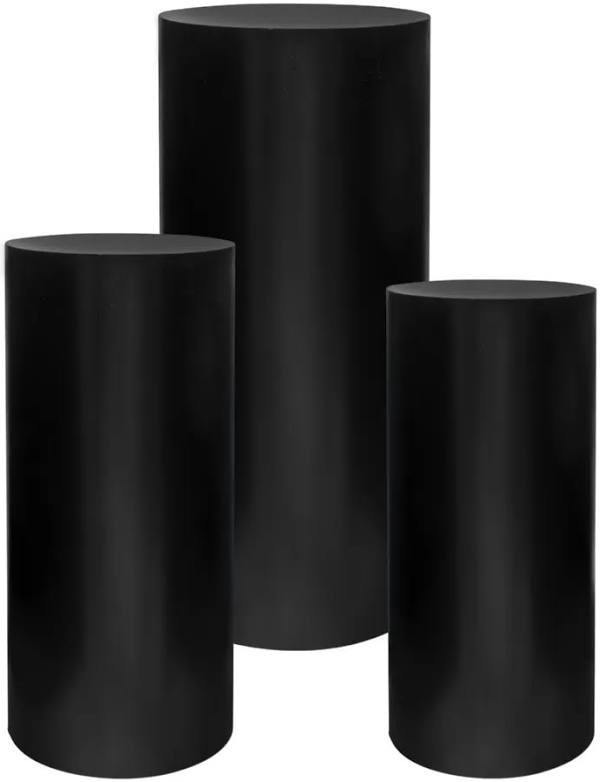 Black Cylinders (3 piece)