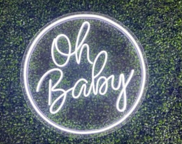 Oh Baby Neon Sign