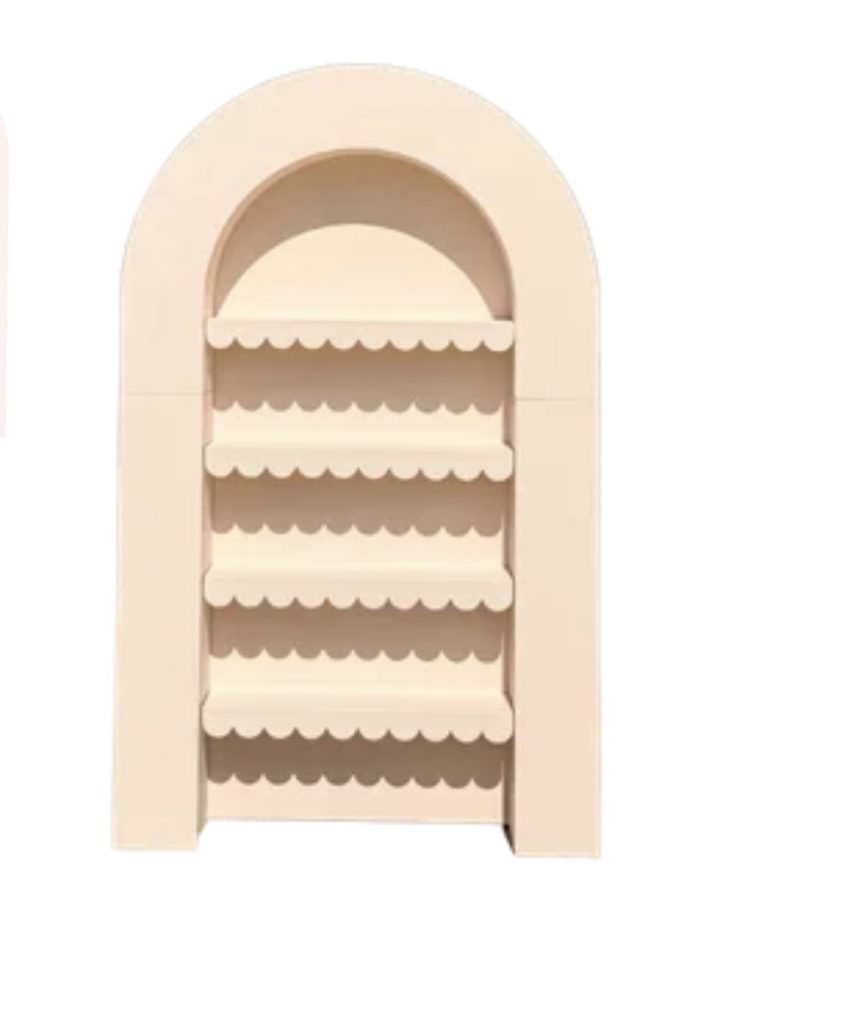 SCALLOP 3D PARTY FAVOR WALL (4x7)