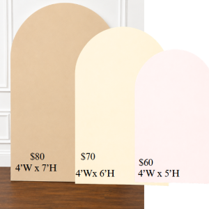 Arch Backdrop panels