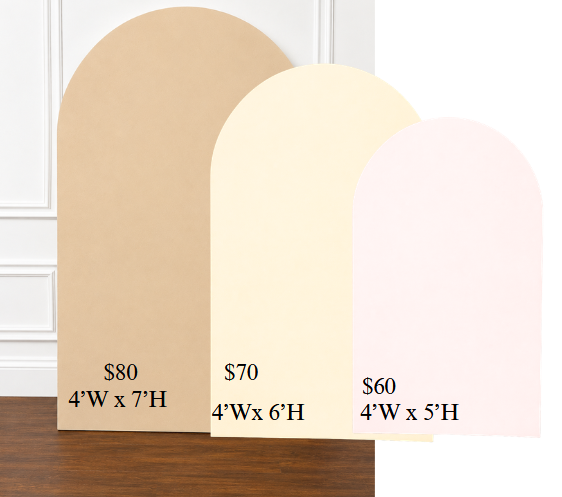 Arch Backdrop panels